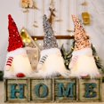 thumbnail image 5 of Christmas Decorations with LED Light, Handmade Swedish Tomte , Lighted Scandinavian Santa Elf Plush Table Ornaments, Xmas Holiday Winter Party Home Decor Kids Gift, 5 of 8