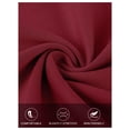thumbnail image 6 of Merokeety Womens Summer Dresses Crewneck A Line Pleated Flowy Midi Dress With Pockets Wine M, 6 of 6