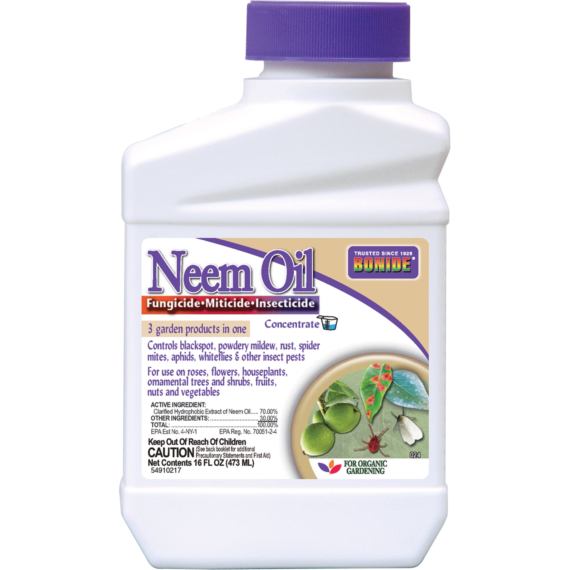 Bonide 16oz. Neem Oil Fungicide, Miticide, & Insecticide Concentrate