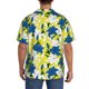 thumbnail image 3 of Fotbe Lilies Flowers Camisa Estampada de Manga Corta para Hombre, Casual de Verano, Estilo Playero, Sin Arrugas-Medium, 3 of 5