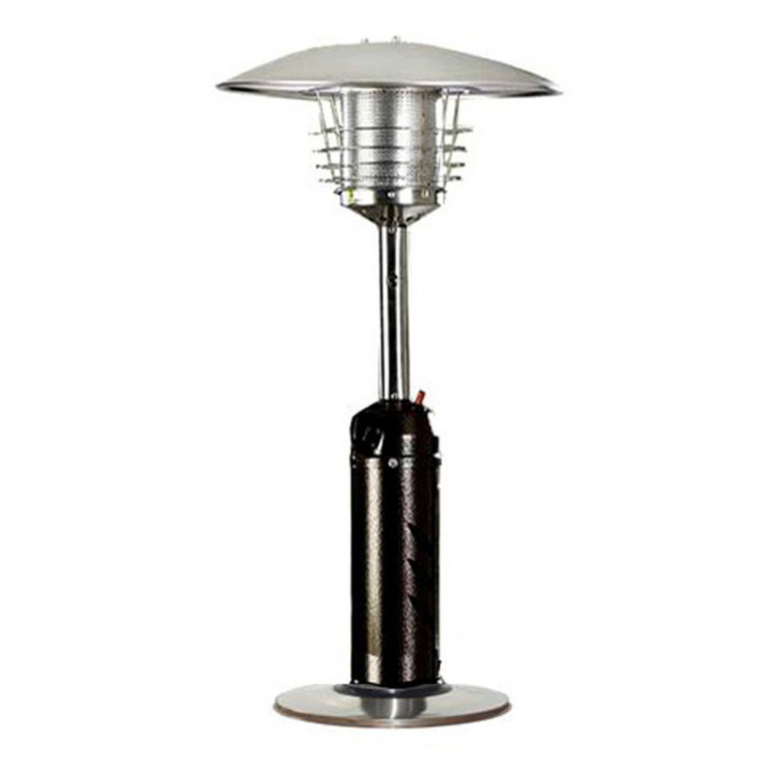 Hiland Portable Hammered Bronze And Stainless Steel Patio Heater