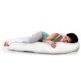 thumbnail image 1 of Jolly Jumper Mama Sleep Ez® Body Pillow | Multi-Positional Maternity Pillow for Back, Tummy & Full Body Support | Removable Washable Cover | Made in Canada, 1 of 4