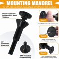 thumbnail image 4 of Kit de Ruedas de Corte de 3 Pulgadas con Mandril de 1/4 de Pulgada, Discos de Corte con Orificio para Eje de 3/8 de Pulgada, 10 Piezas + 1 Paquete de Mandril, 4 of 5