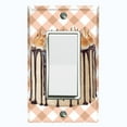 thumbnail image 1 of Metal Light Switch Plate Cover Elegant Chocolate Cake Desserts CAK005, 1 of 15