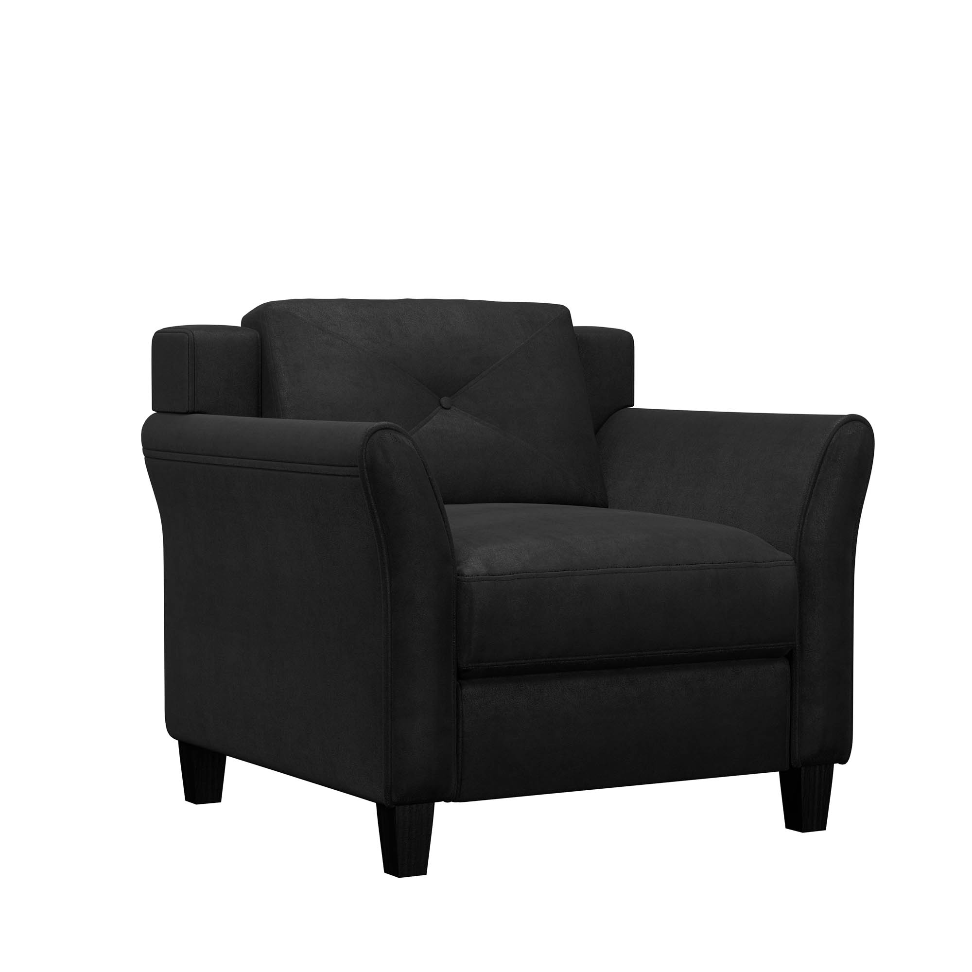 Lifestyle Solutions Taryn Club Chair, Black Fabric - image 3 of 17