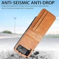 thumbnail image 4 of for Samsung Galaxy Z Flip 3 Wallet Case with Card Holder,Touch Slim PU Leather Shockproof Phone Case Cover for Samsung Galaxy Z Flip 3 5G DK Brown, 4 of 16