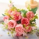 thumbnail image 1 of Ramo de boda de peonía artificial con hortensias, flores falsas de seda para la boda nupcial, centros de mesa, decoración para el hogar y fiestas, 1 of 6