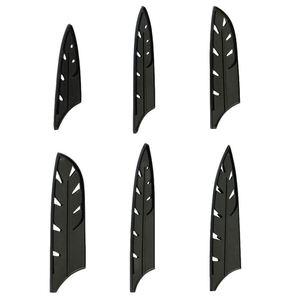 10pcs Cuchillos reutilizables de manga protectora de fundas protectores de cuchillos de refuerzo para el hogar