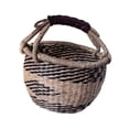 thumbnail image 2 of Canasta de picnic tejida de pasos marinos canasta de bocadillos portátiles de bocadillos portátiles de tarda para tablero de barbacoas viajes al aire Negro, 2 of 8