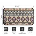 thumbnail image 5 of Beige Geometric Diamond Sun Pattern Door Rugs,Washable Non Slip Door Mats Indoor,Decorative Door Mats,Entry Mat Indoor for Entrance,Bedroom,Kitchen,Bathroom,30"x17", 5 of 6
