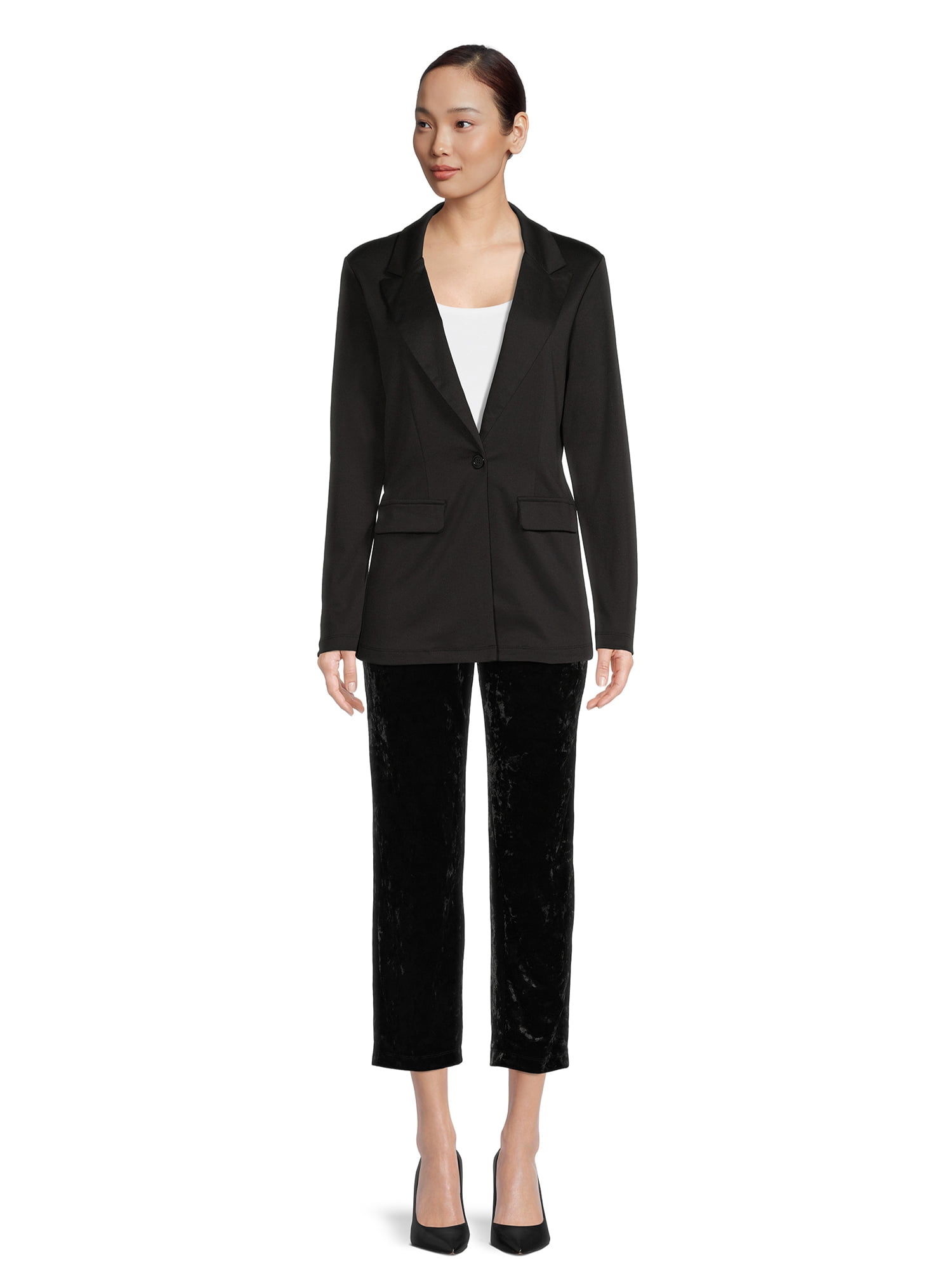 Self Esteem Juniors Oversized Blazer with Long Sleeves