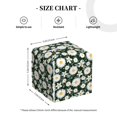 thumbnail image 4 of Fotbe White Daisies and Bee Porta Pañuelos Decorativo de Cuero, Caja Cuadrada Moderna para Pañuelos Faciales, Organizador y Dispensador 5x5x5'', 4 of 7