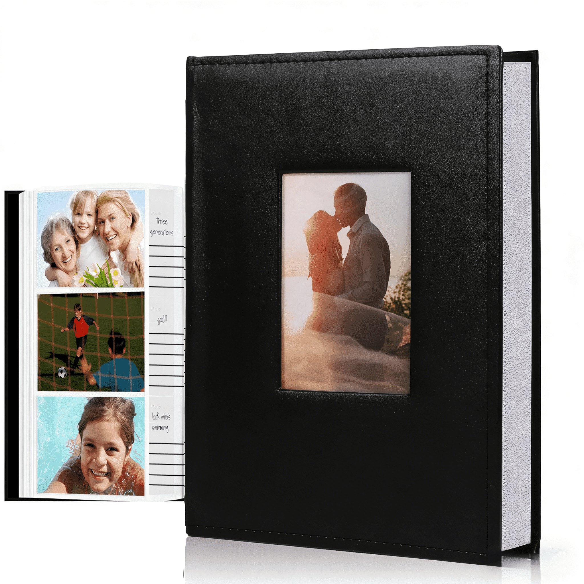 Pioneer Photo Albums European Bonded Leather Bookbound 300 Pkt 4x6