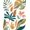 Green, Pattern 4, variant on ODIKA 8'x10' Olive Pink Blossom Harmony Vintage Floral Washable Area Rug Charming 70s Inspired Design with Elegant Motifs for Living Room, Under Sectional, Family , Durable, Non-Slip