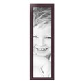 thumbnail image 2 of ArtToFrames 8" x 29" Cherry Picture Frame, 8x29 inch Red Wood Poster Frame (WOM-4095), Pack, 2 of 8