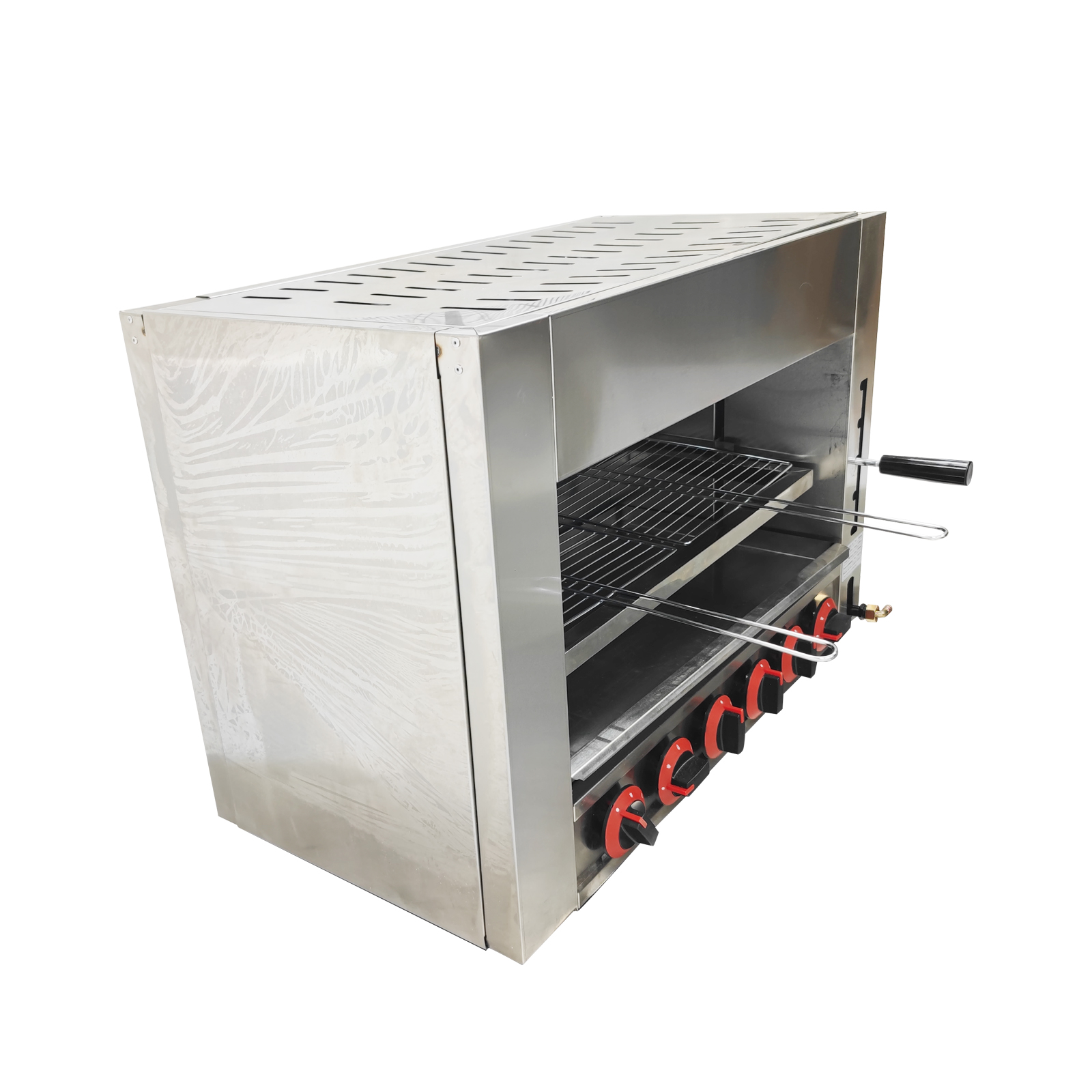 Commercial LPG Baking Oven Single-layer Gas-fired Chicken Grill LPG Countertop Salamander Broiler