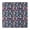 Dark Blue Little, variant on Fairy Tale Princess Castle Pattern Square Fitted Tablecloth with Elastic Edge,Square Table Cover,Washable Elastic Table Cover for Home Kitchen Party Decor 34"x34"