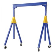 Vestil Manufacturing AHSN-2-20-16 20 x 16 in. Knock-Down Adjustable Height Steel Gantry Cranes - 2000 lbs