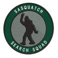 thumbnail image 1 of Sasquatch Search Squad 3.5" Iron On Or Sew On Embroidered Fabric Badge Patch Unexplained Mysteries Iconic Series, 1 of 2