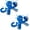 Blue Octopus 2pack, variant on Tough Dog Toys, Stuffed Chew Large Dog Toys to Keep Them Busy, Interactive Squeaky Tug of War Doggie Toy, Crinkle Blue Octopus
