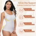 thumbnail image 3 of Vaslanda 2 Packs Women's Shapewear Camisole with Built-in Bra - Tummy Control Compression Tank Tops, 3 of 7