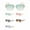 green, variant on Hip Hop Sunglasses Green Lens Gold Classic Retro Model Buffs Migos Elegant Party