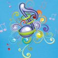 thumbnail image 3 of CafePress - Music In The Air T Shirt - Women's Traditional Fit Dark T-Shirt, 3 of 4