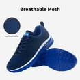 thumbnail image 3 of JOYFON Mens Running Shoes Air Cushioned Athletic Sneakers Non Slip Tennis Shoes for Sport Gym Jogging NavyBlue Size 12.5, 3 of 6