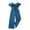 Blue, variant on Girls Jumpsuits Overalls Ruffles Waistband Rompers with Pockets Summer Rompers for Girls Kids Clothes Girls Size 8-9 Years Girls Fashion