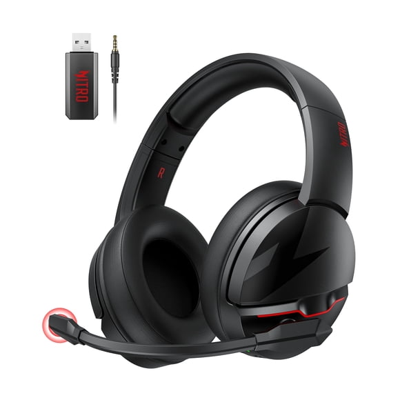 Headset Gamer Sem Fio Acer Nitro 100H Bateria PS5 PS4 PC