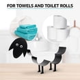 thumbnail image 4 of Rangement pour Papier Toilette Porte-Rouleau de Mouton Rangement pour Rouleau de Papier Toilette Déco Wc Porte-Papier Toilette Original Rangement pour Papier Toilette Réserve de Papier Toilette, 4 of 5