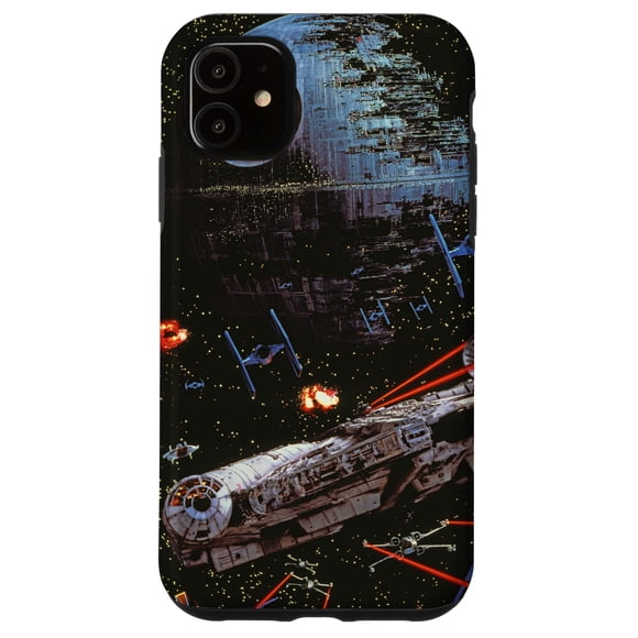 Funda para teléfono STAR WARS El Retorno del Jedi Estrella de la Muerte II Batalla Negra para iPhone 11