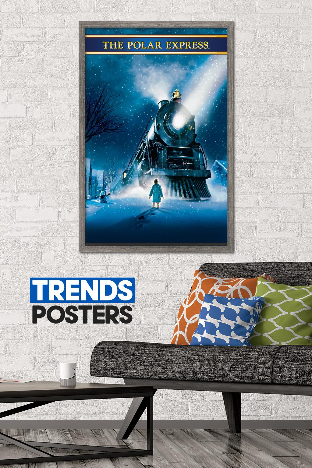 The Polar Express - One Sheet Wall Poster, 22.375" x 34", Framed