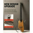 thumbnail image 4 of Donner HUSH-I Guitar For Travel - Portable Ultra-Light and Quiet Performance Headless Acoustic-Electric Guitar, Mahogany Body with Removable Frames, Gig Bag, and Accessories, 4 of 6