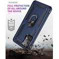 thumbnail image 3 of for Galaxy A52 Case,Samsung A52 4G&5G Case,with HD Screen Protector,[Military Grade] Ring Car Mount Kickstand Hybrid Hard PC Soft TPU Shockproof Protective Case for Samsung Galaxy A52 (Blue), 3 of 14
