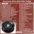 thumbnail image 2 of Polea tensora de correa de accesorios para Kenworth, Peterbilt, Freightliner, Mack, Autocar Xpeditor, VNL, VNM, 2 of 7