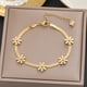 thumbnail image 1 of Pulsera de acero de titanio Pulsera de moda personalizada sencilla y combinable para mujer, 1 of 6