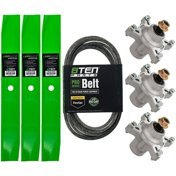 8TEN Blade Spindle Belt Kit for Toro 121-0751 119-8820 50-inch Deck MK1010088