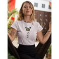 thumbnail image 2 of Butterfly Design T-Shirt Women -Image by Shutterstock, Female 4X-Large, 2 of 4