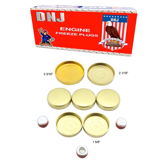 DNJ FPS4107 Expansion Plug Kit Fits Cars & Trucks 68-96 Ford Bronco Country Sedan 3.9L OHV 12v