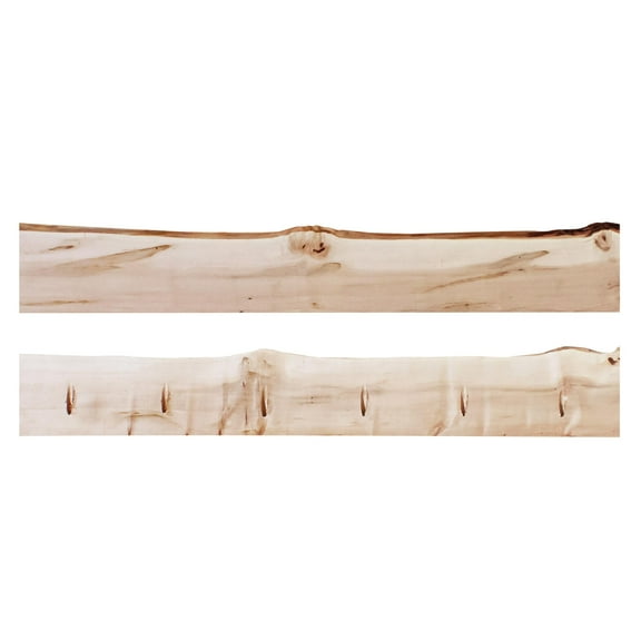 Live Edge Timber Co. Rustic Maple Center Timber Link - 1.5" X 5 - 8" X 4' (S3s) – Single Piece