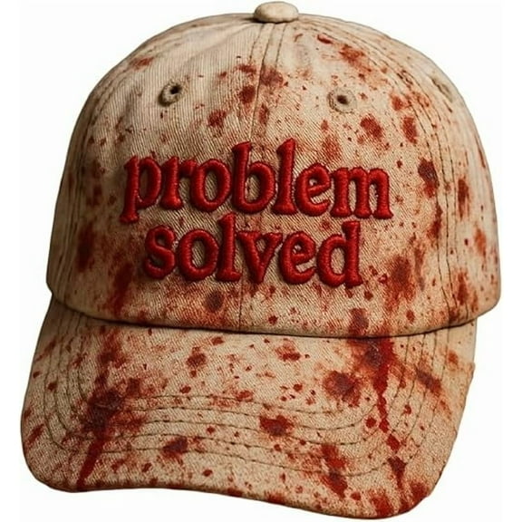 BGZLEU Halloween Men's And Women's Casual Dark Bloodstain Hat Problem Solving Bloodstain Hat