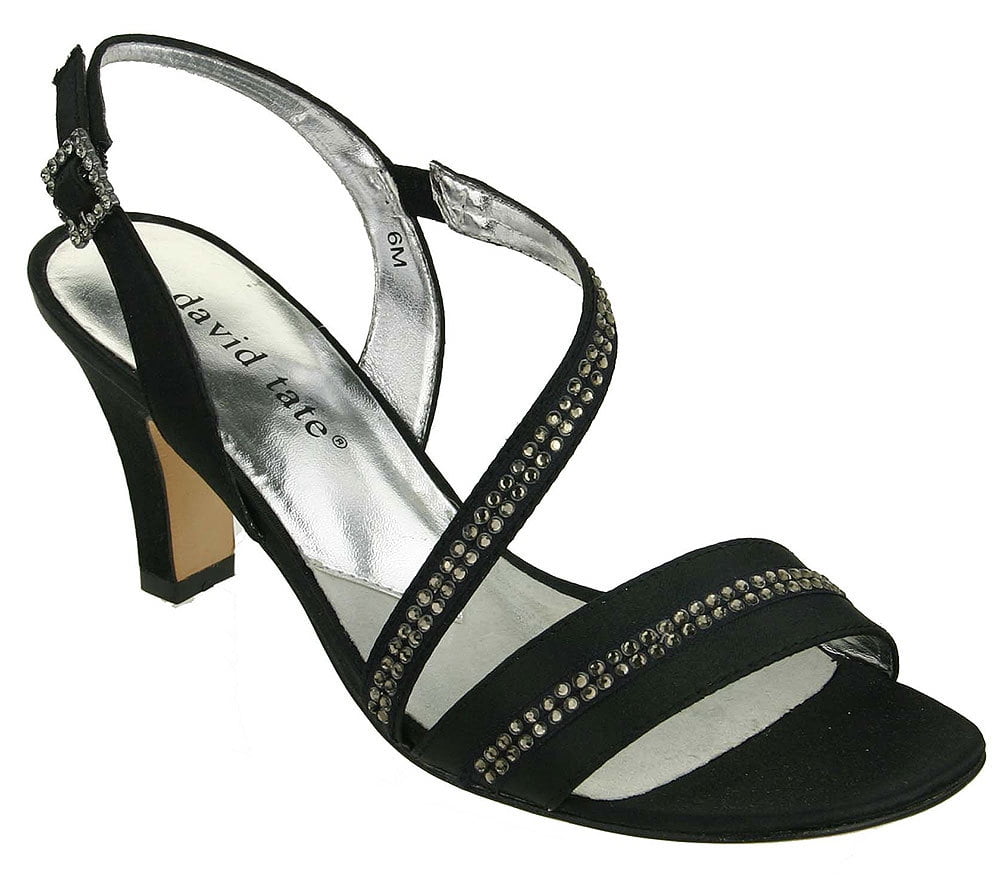 David Tate Women s BRILLIANT Black Sandals 9.5 N Walmart