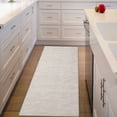thumbnail image 1 of GlowSol 2'3" x 8' Machine Washable Runner Rug Contemporary Soild Runner Rug Indoor Low-Pile No-Slip Rug for Hallway Laundry Kitchen, Light Beige, 1 of 5