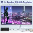 thumbnail image 2 of Adaptador DisplayPort a HDMI ULT-WIIQ 8K @60Hz DP 1.4a a HDMI 2.1, 2 of 7