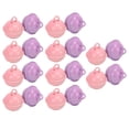 thumbnail image 4 of Fyearfly 20 cascabeles, Cascabel de Metal de 22mm, cascabeles pequeños de Color Rosado, Buena decoración para Accesorios de Llavero de Bolsa de Ropa DIY, 4 of 5