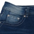 thumbnail image 5 of Felirenzacia Women's Embroidered Pocket Low Rise Skinny Jeans Vintage Bootcut Zimbaplatinum Denim Pants, 5 of 7