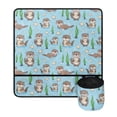 thumbnail image 2 of HELLHERO Animals Sewing Machine Table Mats Foldable Polyester Fabric to Keep Clean Household Accessories Waterproof Foldable, 2 of 5