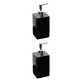 thumbnail image 3 of kurtrusly Practical Pump Bottle Shampoo Dispenser for Home Kitchen Black 500ml 2Set, 3 of 6