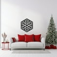 thumbnail image 2 of LaModaHome Metal Wall Art Snowflake Pattern, Winter Design Home Decor, Christmas Gift Idea, Unique Wall Decor, Seasonal Metal ArtworkHome Decoration Gift -35.4"x42.5"/90x108cm, 2 of 5